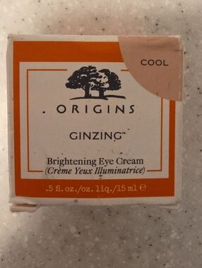 Origins GinZing Brightening Eye Cream - Orange & White